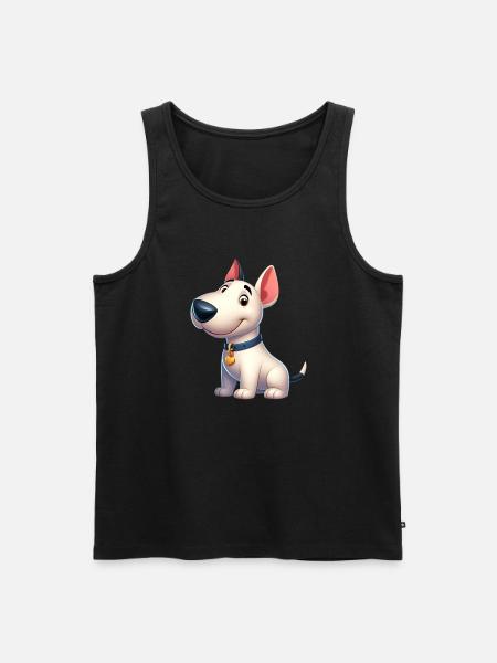 Bull Terrier 5 - Men's Premium Organic Tank Top - black