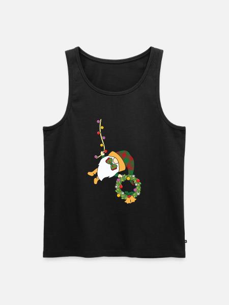 Noël Noël Gnomies - Débardeur bio Premium Homme - noir
