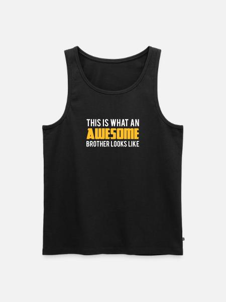 Brother - Men's Premium Organic Tank Top - black