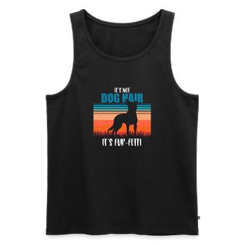 Australian Cattle Dog - Männer Premium Bio Tank Top - Schwarz - Vorne - Michal (187cm)