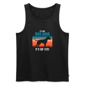 American Pit Bull Terrier - Männer Premium Bio Tank Top - Schwarz - Vorne - AI Model Male 178 light (178cm)