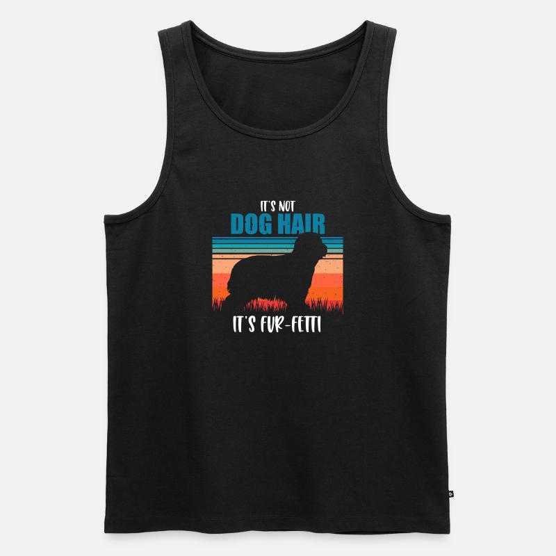Bearded Collie - Männer Premium Bio Tank Top - Schwarz