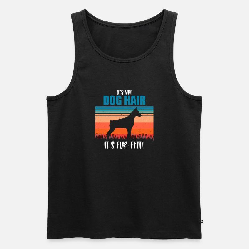 Dobermann - Männer Premium Bio Tank Top - Schwarz