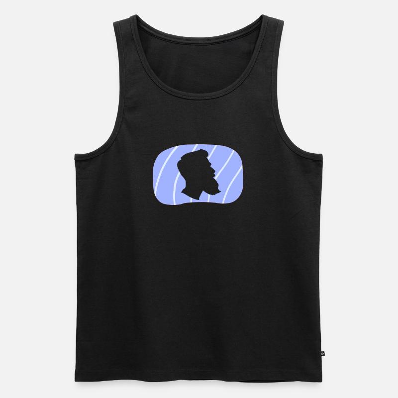 Schnurrbart Sir Bart - Männer Premium Bio Tank Top - undefined