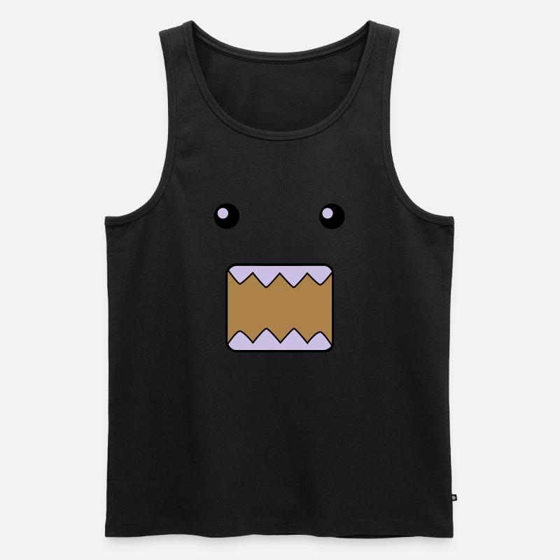 Domo - Männer Premium Bio Tank Top - Schwarz