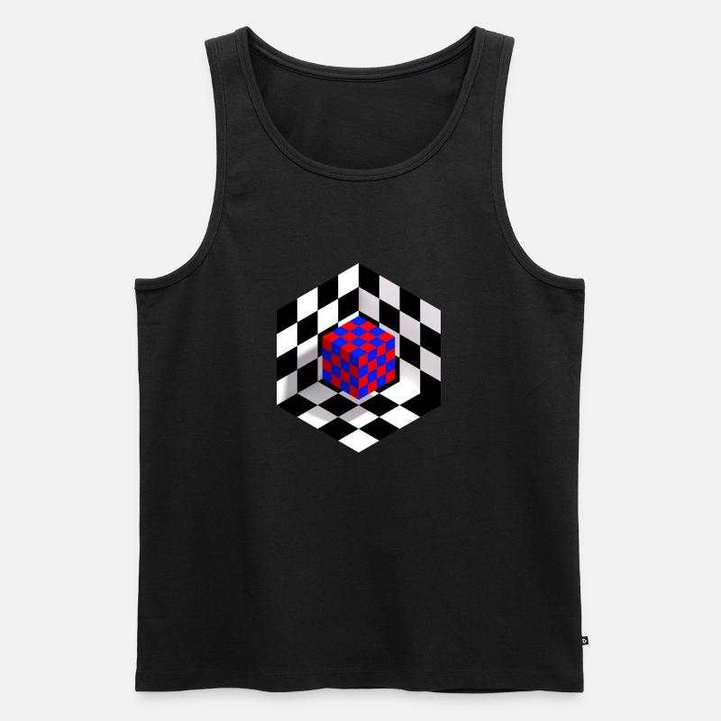 Mixed - Männer Premium Bio Tank Top - Schwarz