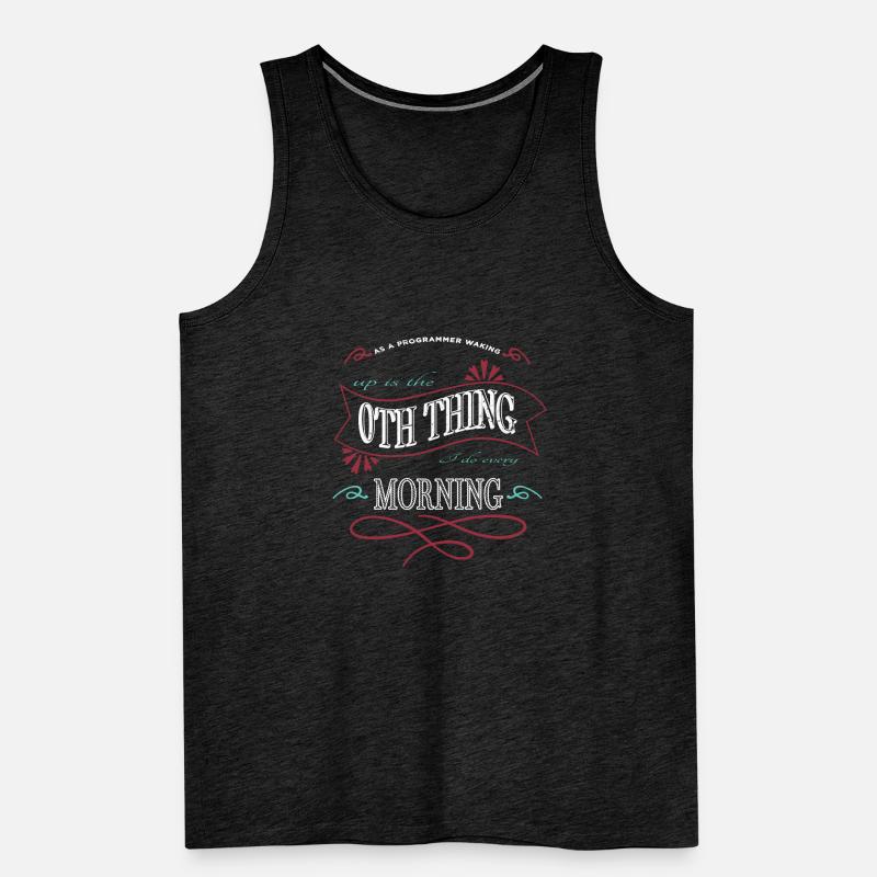 programming language Men's Premium Organic Tank Top