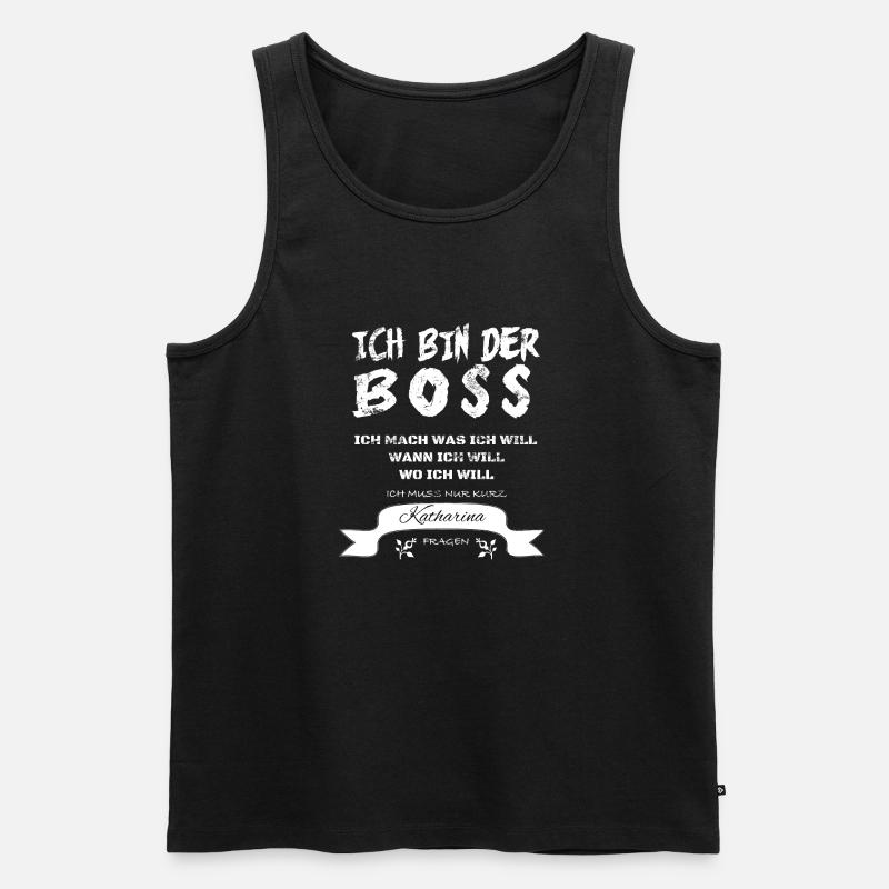 Geschenk Katharina - Männer Premium Bio Tank Top - Schwarz