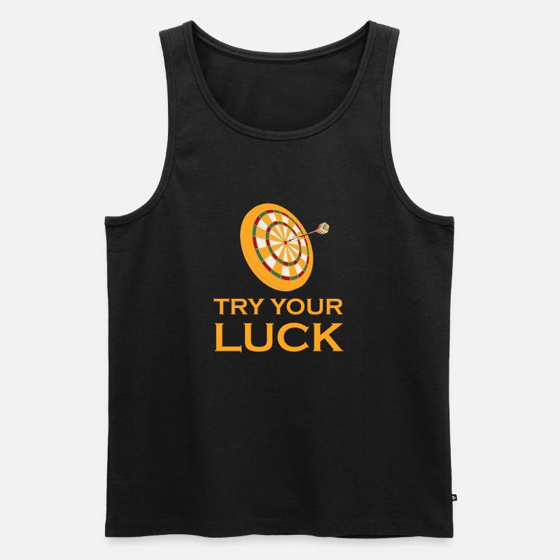 boardgame chess backgammon game night - Männer Premium Bio Tank Top - Schwarz