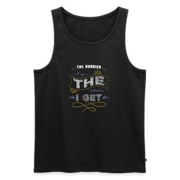 Carpenter Jokes Tshirts Bday Plumber Gift - Men's Premium Organic Tank Top - black - Front - Michal (187cm)