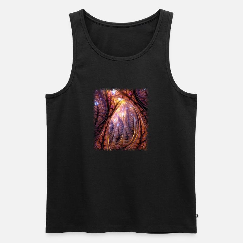 cocoa chocolate fun present idea - Männer Premium Bio Tank Top - Schwarz