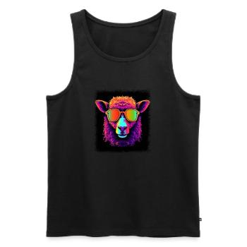 Children Wool Agriculture Farmers Wife Tshirts - Men's Premium Organic Tank Top - black - Front - Michal (187cm)