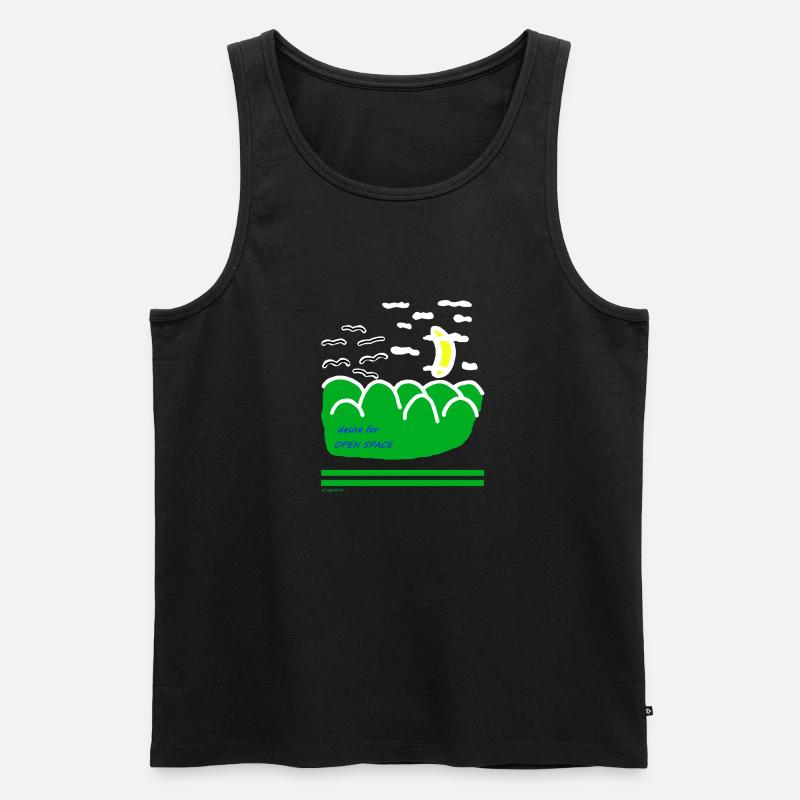 OpenSpace1 - Männer Premium Bio Tank Top - Schwarz