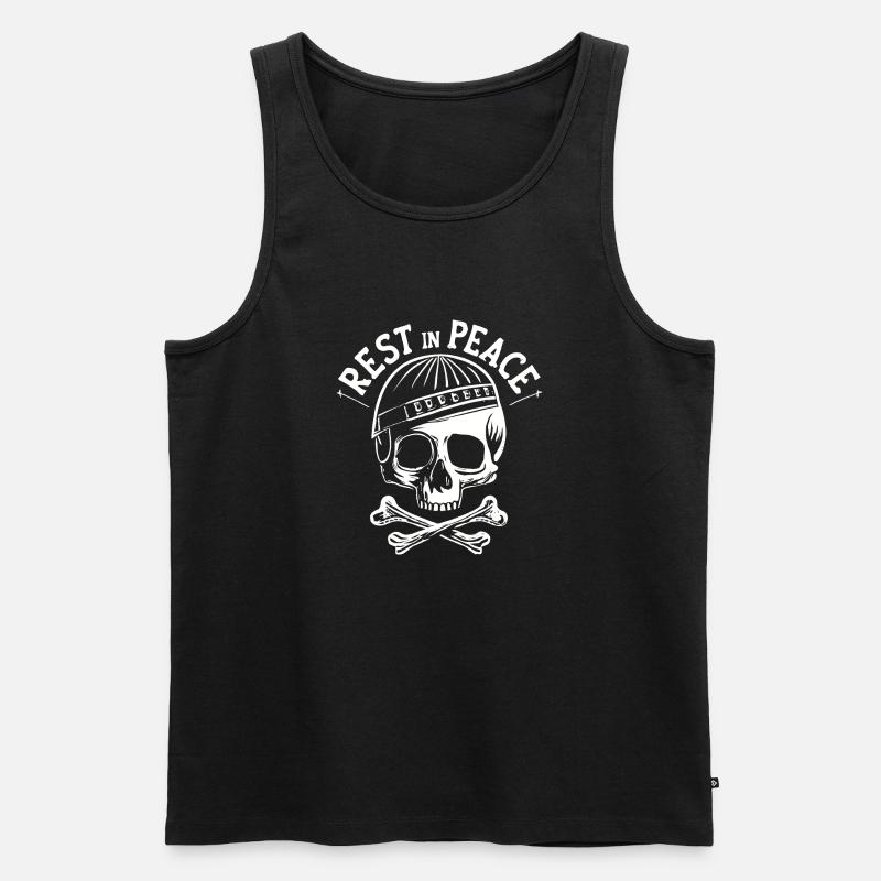 ZERREIßEN - Männer Premium Bio Tank Top - Schwarz