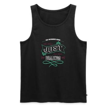 aircraft mechanic tshirts an auto mechanic humor - Männer Premium Bio Tank Top - Schwarz - Vorne - AI Model Male 178 light (178cm)