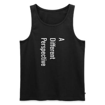A Different Perspective - Men's Premium Organic Tank Top - black - Front - Michal (187cm)