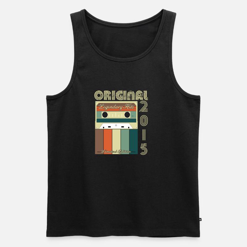 Legendäres Jubiläum 2015 - Männer Premium Bio Tank Top - Schwarz