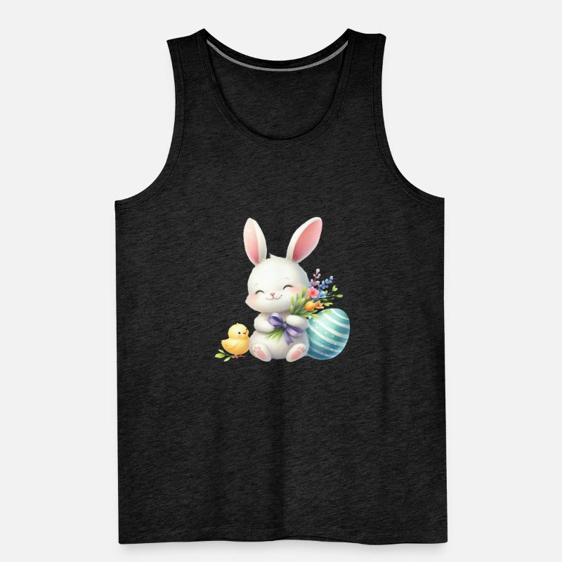 Easter Easter Bunny Easter Eve Easter Sunday Easter Egg Spring Men's Premium Organic Tank Top