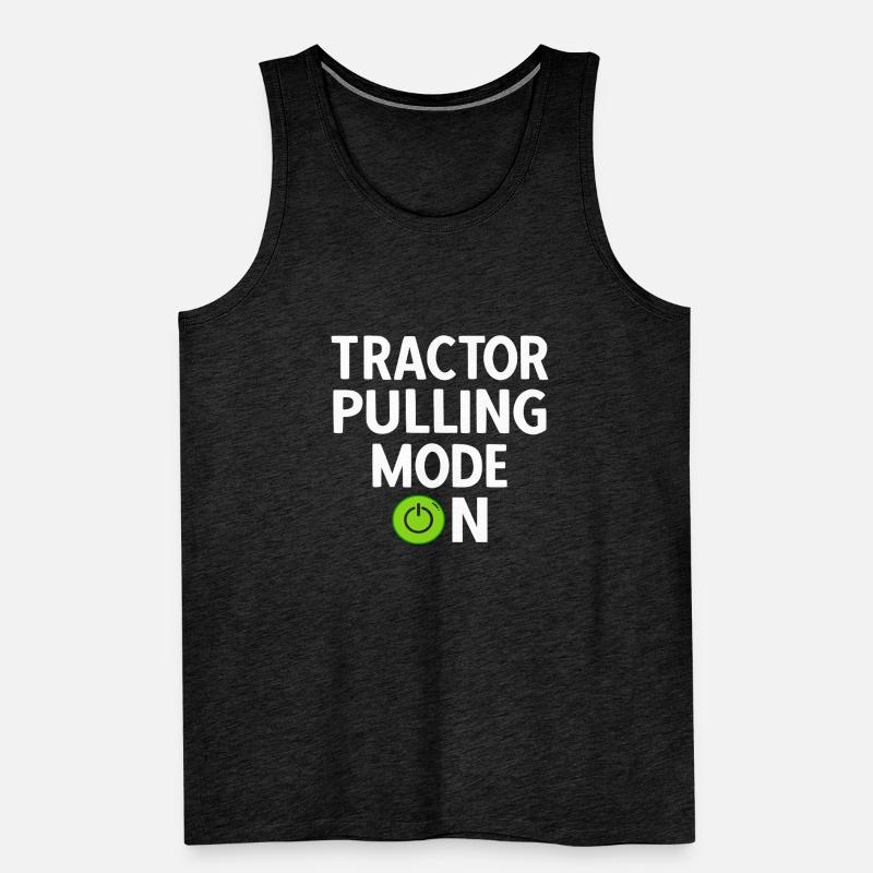 Tractor Pulling Tractor Driver Tractor Puller Männer Premium Bio Tank Top