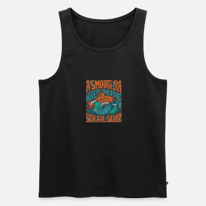 887 - Männer Premium Bio Tank Top - Schwarz