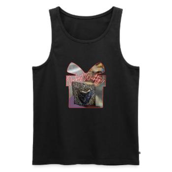Du bist Wichtig - Männer Premium Bio Tank Top - Schwarz - Vorne - AI Model Male 178 light (178cm)