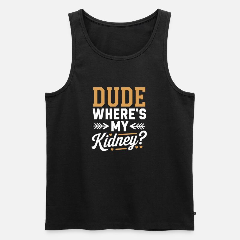 Witzige Genesungsidee - Männer Premium Bio Tank Top - Schwarz