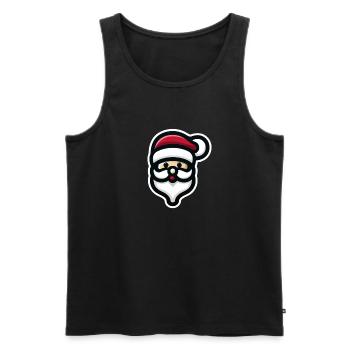 Santa Claus, ideal for your next Christmas - Men's Premium Organic Tank Top - black - Front - AI Model Male 178 light (178cm)