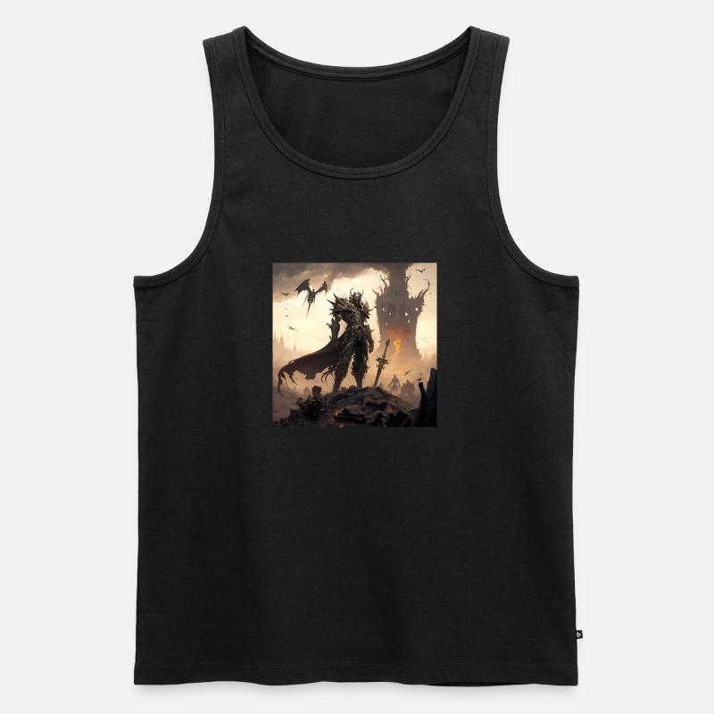 Apocalyptic Symphony - Männer Premium Bio Tank Top - Schwarz
