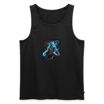 archangel - Men's Premium Organic Tank Top - black - Front - AI Model Male 178 light (178cm)