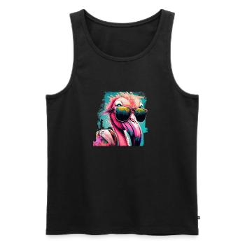 IMG 1476 - Männer Premium Bio Tank Top - Schwarz - Vorne - Michal (187cm)