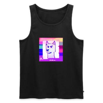 Cyberdoge#1 - Männer Premium Bio Tank Top - Schwarz - Vorne - Michal (187cm)