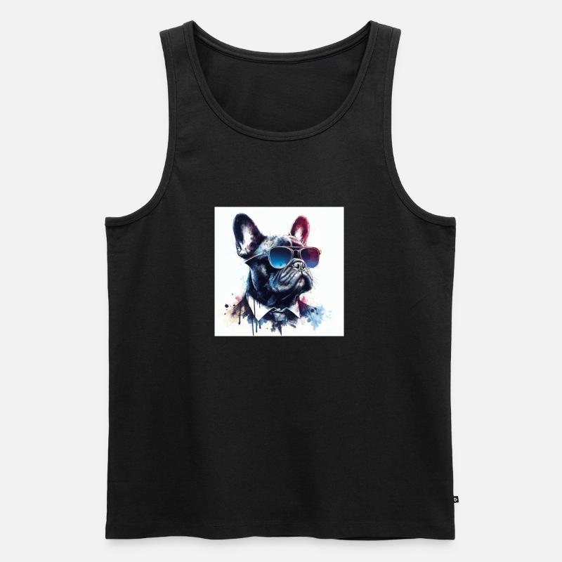 bully der Pate - Männer Premium Bio Tank Top - Schwarz