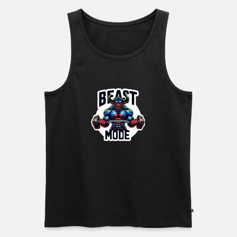 Mode Monstre - Débardeur bio Premium Homme - noir