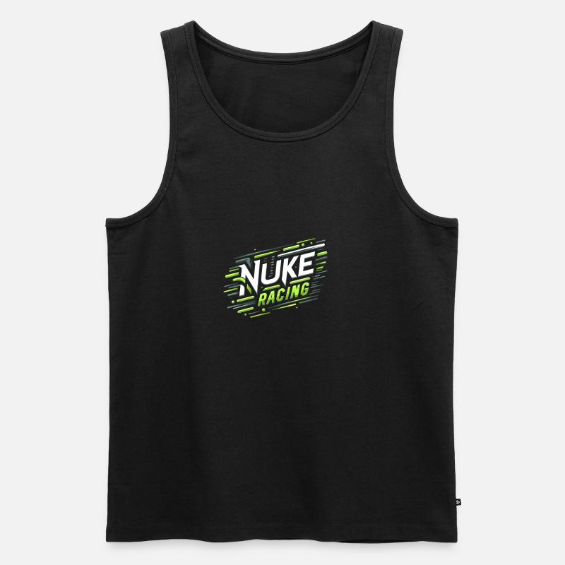 Nuke - Männer Premium Bio Tank Top - Schwarz
