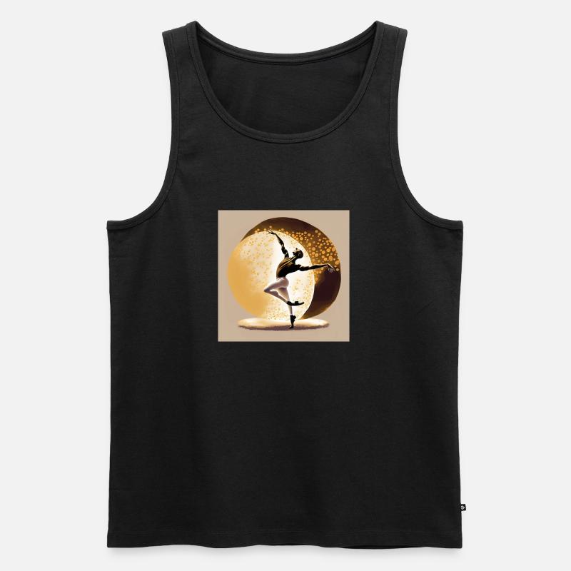 Gefühl - Männer Premium Bio Tank Top - Schwarz