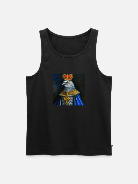 Eagle in the crown - Men's Premium Organic Tank Top - black