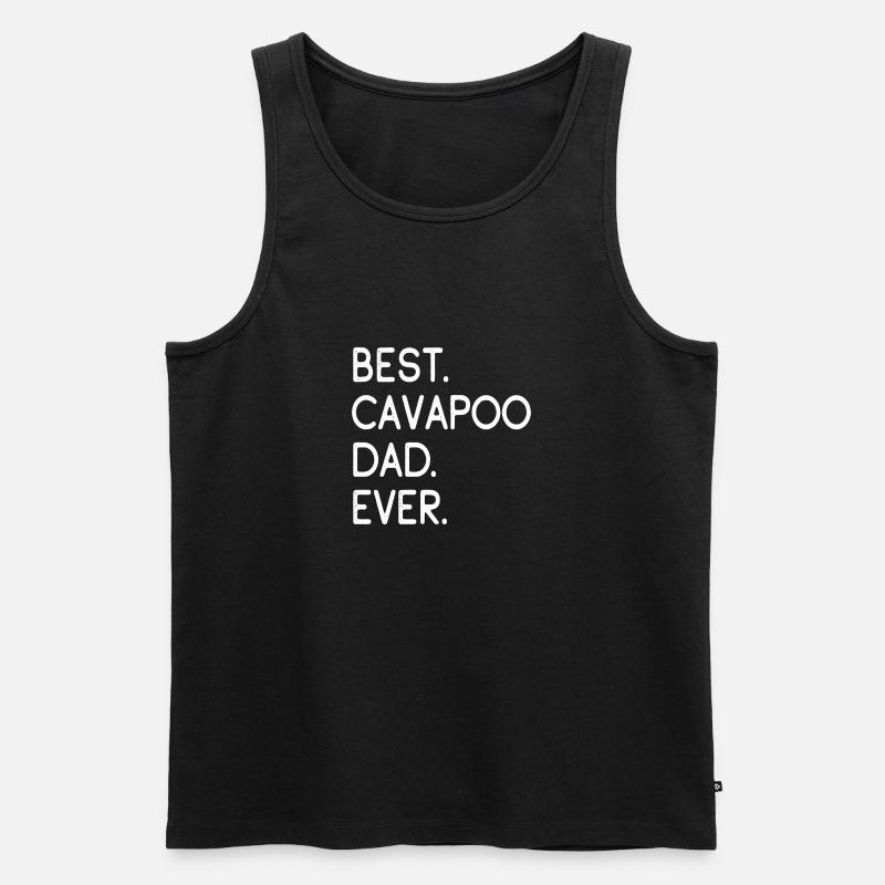 Cavapoo Cavoodle - Men's Premium Organic Tank Top - black