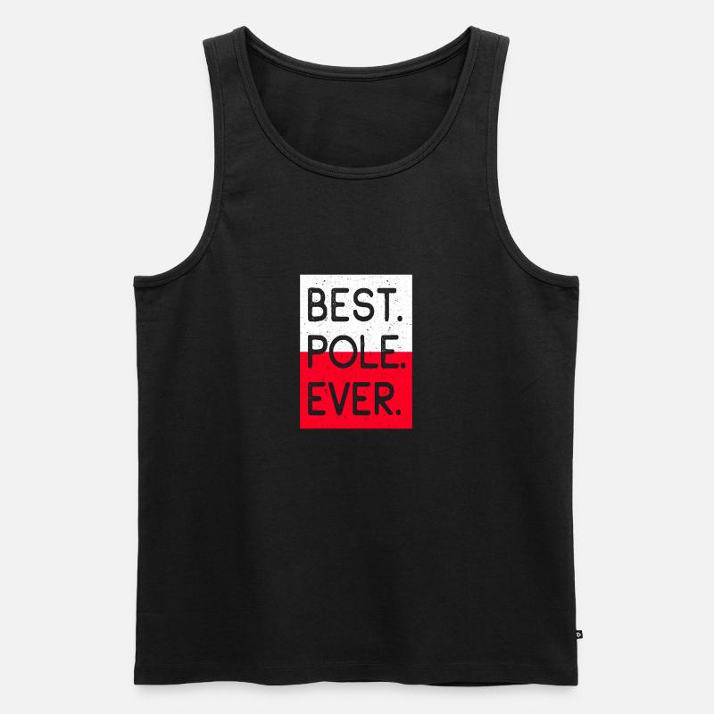 Bester Pole Aller Zeiten - Männer Premium Bio Tank Top - Schwarz