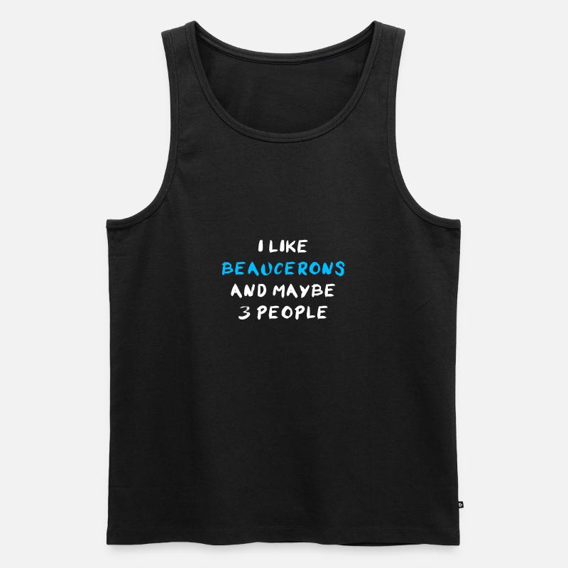 Beauceron - Männer Premium Bio Tank Top - Schwarz