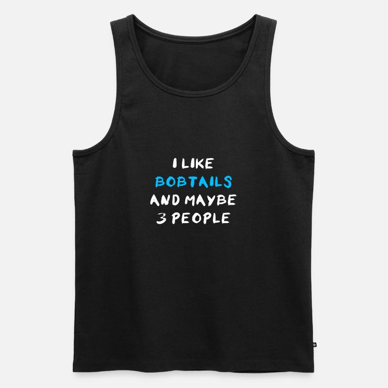 Bobtail - Männer Premium Bio Tank Top - Schwarz
