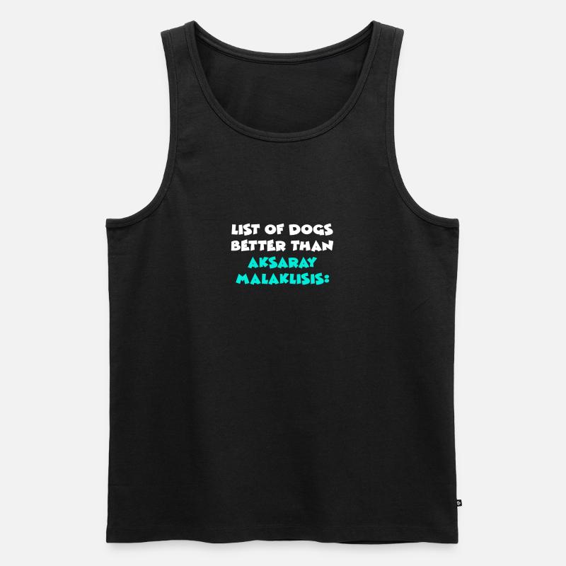 Aksaray Malaklisis - Männer Premium Bio Tank Top - Schwarz