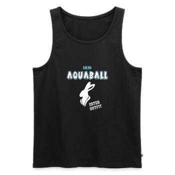 Aquaball Oster Outfit Ostergeschenk Aquaballer - Männer Premium Bio Tank Top - Schwarz - Vorne - Michal (187cm)