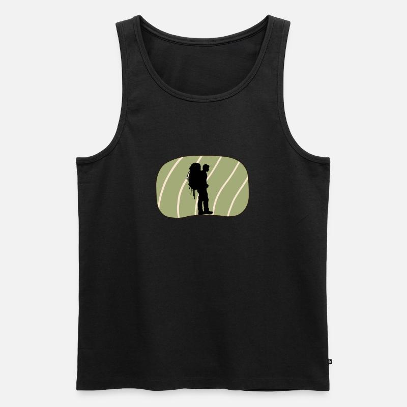 Backpacking Rucksack Backpacking - Männer Premium Bio Tank Top - undefined