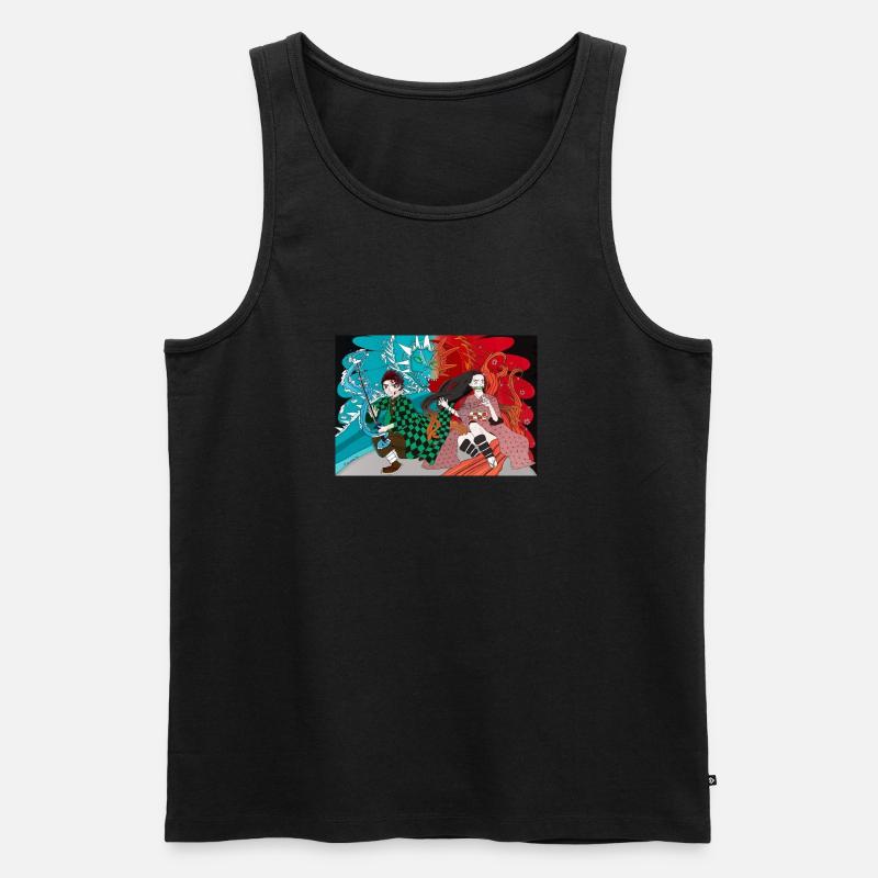 Dämonentöter - Männer Premium Bio Tank Top - Schwarz