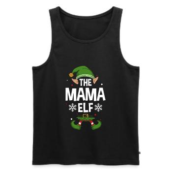 Le groupe familial Mama Elf Party Matching Mother - Débardeur bio Premium Homme - noir - Devant - Michal (187cm)