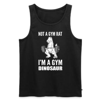 Lustiges Gewichtheben Gesundheitsfanatiker - Männer Premium Bio Tank Top - Schwarz - Vorne - Michal (187cm)
