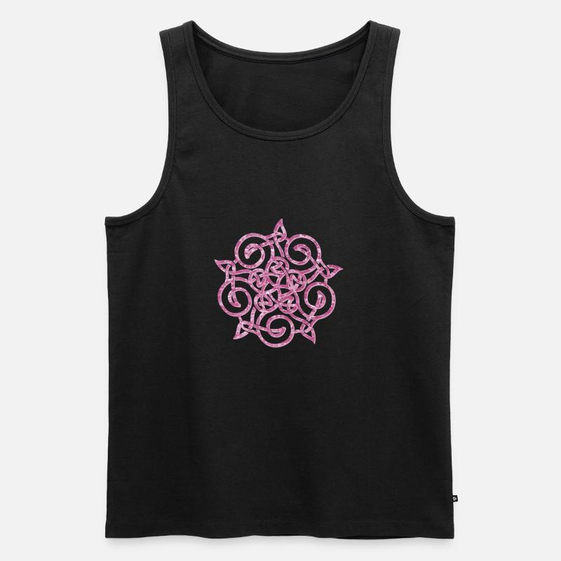 celtic knot 20 e 60 - Men's Premium Organic Tank Top - black