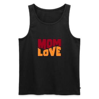 Design Mom Love - Débardeur bio Premium Homme - noir - Devant - Michal (187cm)