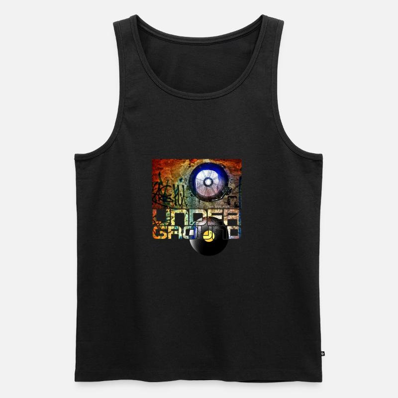 Underground - Männer Premium Bio Tank Top - Schwarz