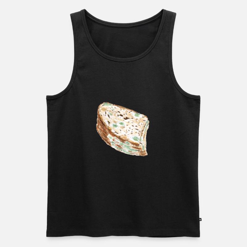 Moldy brød / sopp / sopp - Premium økologisk Tanktop for menn - svart